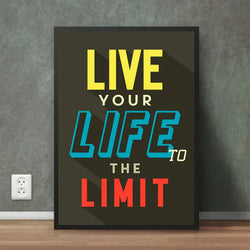 Life at Full Volume | Motivational Wall Frame