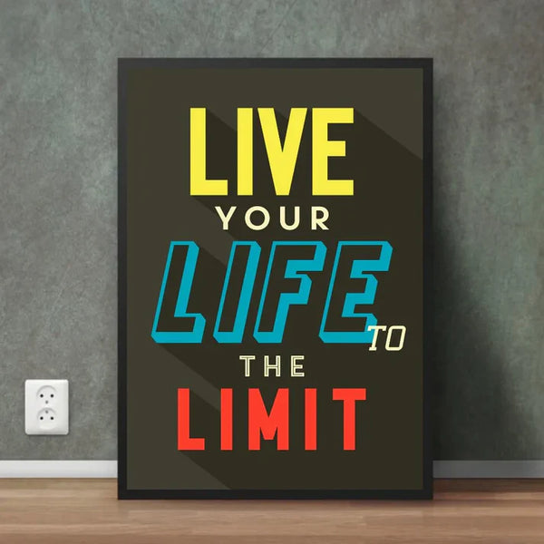 Life at Full Volume | Motivational Wall Frame