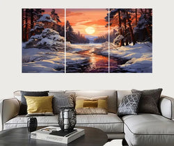 Wooden Wall Hanging Set Decorative Home Wall Art (Set of 3)