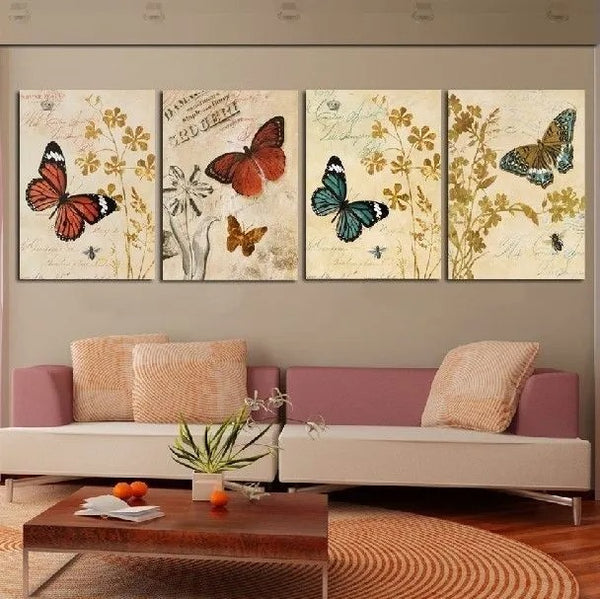 Wall decor frame wooden sticky tile frame size 8x11 inches