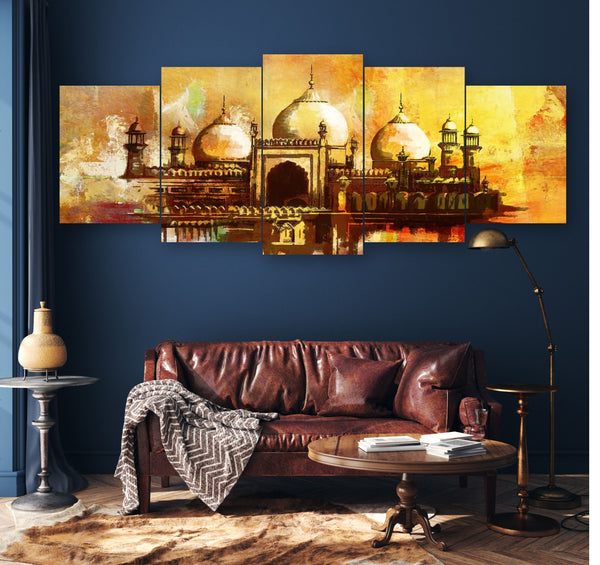 5 pcs Islamic Mosque Wall Frame